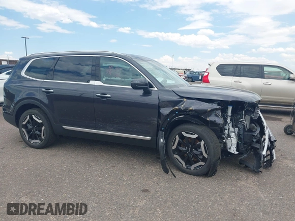 2025 Kia Telluride S with VIN 5XYP64GC0SG622891, listed as a IAAI auction lot 42781011 with 5,960 mi miles and . Bid and sale history available at DreamBid. Image 13.