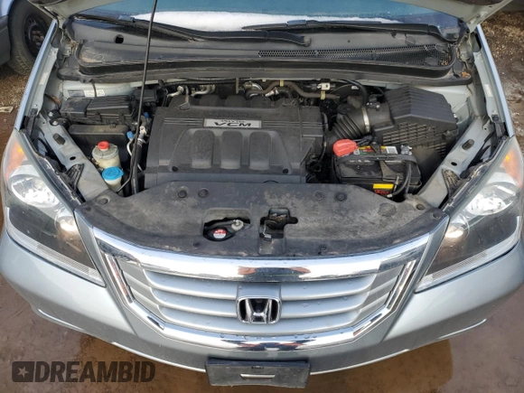 2010 Honda Odyssey EX-L with VIN 5FNRL3H69AB001952, listed as a Copart auction lot 49738155 with 95,721 mi miles and Salvage Title. Bid and sale history available at carsss.com. Image 12.