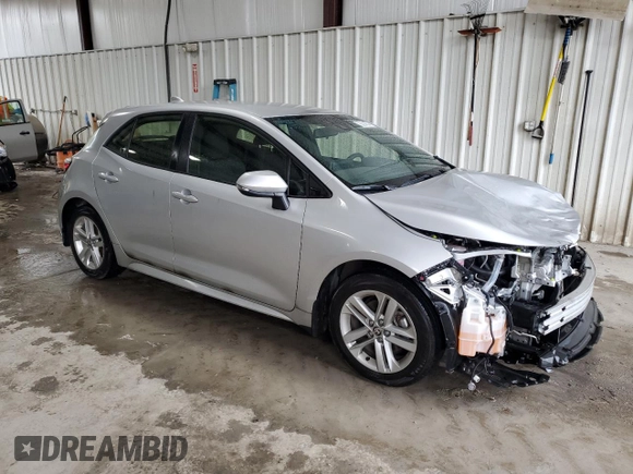 2022 Toyota Corolla Hatchback SE with VIN JTND4MBE1N3190172, listed as a Copart auction lot 73514674 with 39,834 mi miles and Salvage Title. Bid and sale history available at carsss.com. Image 4.