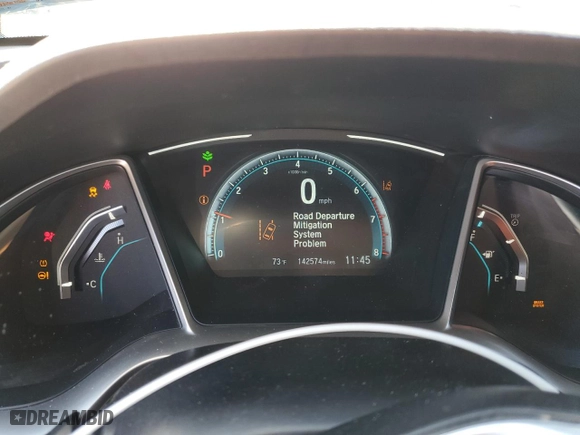 2017 Honda Civic Sedan Touring with VIN 2HGFC1F95HH650416, listed as a Copart auction lot 48398695 with 142,574 mi miles and Salvage Title. Bid and sale history available at carsss.com. Image 9.