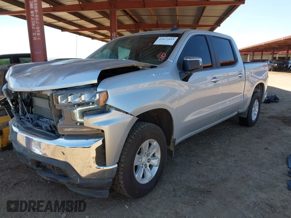 2021 Chevrolet Silverado 1500 LT with VIN 1GCUYDET1MZ365518, listed as a IAAI auction lot 41872012 with 59,108 mi miles. Bid and sale history available at carsss.com. Image 22.