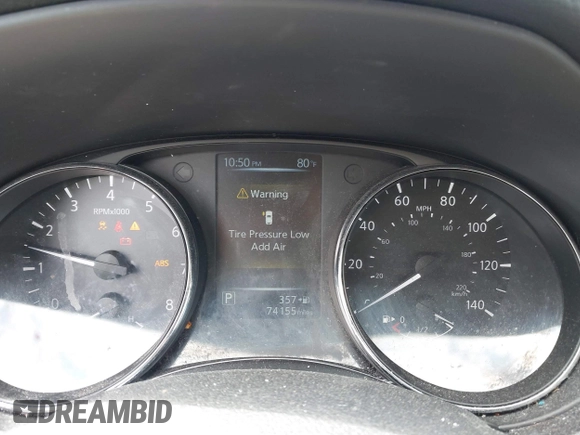 2017 Nissan Rogue SL with VIN 5N1AT2MT9HC780811, listed as a IAAI auction lot 42201069 with 74,155 mi miles and . Bid and sale history available at DreamBid. Image 7.