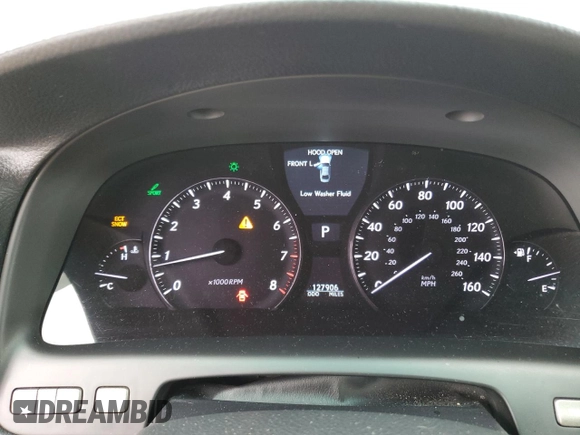 2011 Lexus LS 460 z VIN JTHBL5EF4B5103792, wystawiony jako Copart lot #42876635 z przebiegiem 127 906 mil mil oraz Szkoda całkowita • Salvage title. Historia ofert i sprzedaży dostępna na DreamBid. Obrazek 9.