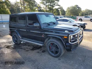2016 Mercedes-Benz G-Class G 63 AMG with VIN WDCYC7DF9GX253573, listed as a Copart auction lot 71453154 with 67,446 mi miles and Salvage Title. Bid and sale history available at carsss.com. Image 4.