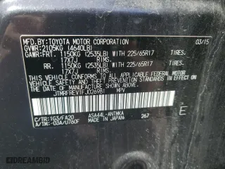 2015 Toyota RAV4 XLE with VIN JTMRFREV1FJ026981, listed as a Copart auction lot 49182755 with 117,320 mi miles and Non Repairable. Bid and sale history available at carsss.com. Image 15.