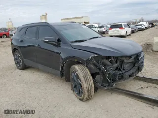 2020 Chevrolet Blazer LT with VIN 3GNKBDRS2LS715011, listed as a Copart auction lot 47259965 with 0 mi miles and Salvage Title. Bid and sale history available at carsss.com. Image 4.