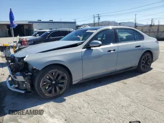 2023 BMW 7 Series 740i with VIN WBA23EH02PCL92695, listed as a Copart auction lot 49352065 with 11,758 mi miles and Salvage title. Bid and sale history available at DreamBid. Image 1.