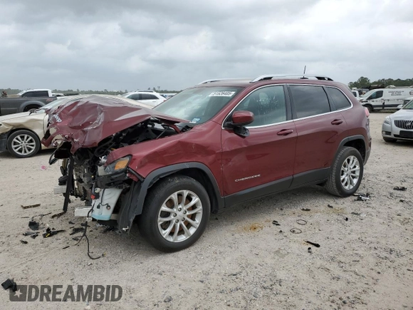 2019 Jeep Cherokee Latitude with VIN 1C4PJLCB4KD340371, listed as a Copart auction lot 51526405 with 60,413 mi miles and Salvage title. Bid and sale history available at DreamBid. Image 1.