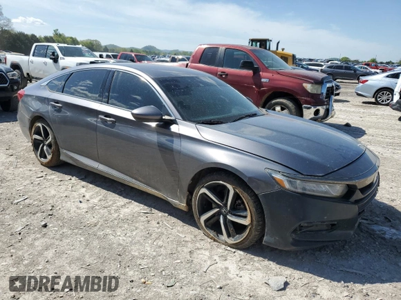 2018 Honda Accord Sedan Sport 1.5T with VIN 1HGCV1F37JA166146, listed as a Copart auction lot 52901905 with 130,509 mi miles and Salvage Title. Bid and sale history available at carsss.com. Image 4.
