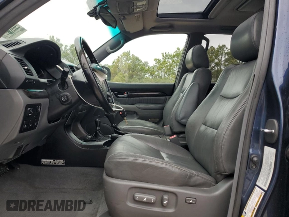 2005 Lexus GX 470 with VIN JTJBT20X450075992, listed as a Copart auction lot 44997025 with 232,238 mi miles and Non Repairable. Bid and sale history available at DreamBid. Image 7.