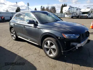 2023 Audi Q5 Premium with VIN WA1ABAFY3P2083773, listed as a Copart auction lot 43613525 with 15,911 mi miles and Salvage Title. Bid and sale history available at carsss.com. Image 4.