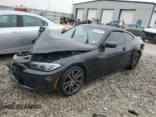 2022 BMW 4 Series 430i xDrive with VIN WBA73AP07NCK48427, listed as a Copart auction lot 86302794 with 46,006 mi miles and Salvage Title. Bid and sale history available at DreamBid. Image 1.