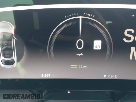 2023 Lucid Air Grand Touring z VIN 50EA1GBA3PA001806, wystawiony jako IAAI lot #41713303 z przebiegiem 6367 mil mil oraz . Historia ofert i sprzedaży dostępna na DreamBid. Obrazek 7.