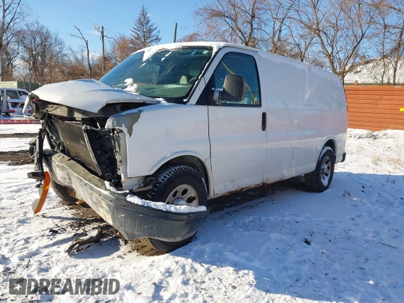 2009 Chevrolet Express Cargo with VIN 1GCFG15X691128588, listed as a IAAI auction lot 41078318 with 204,521 mi miles and . Bid and sale history available at DreamBid. Image 17.
