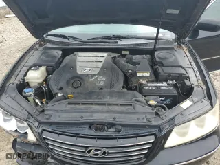 2007 Hyundai Azera SE with VIN KMHFC46F87A154007, listed as a Copart auction lot 63928394 with 166,339 mi miles and Salvage Title. Bid and sale history available at carsss.com. Image 12.