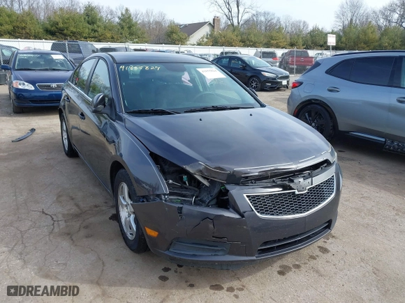 2014 Chevrolet Cruze 1LT with VIN 1G1PC5SB0E7113469, listed as a IAAI auction lot 41855824 with 159,369 mi miles. Bid and sale history available at carsss.com. Image 1.