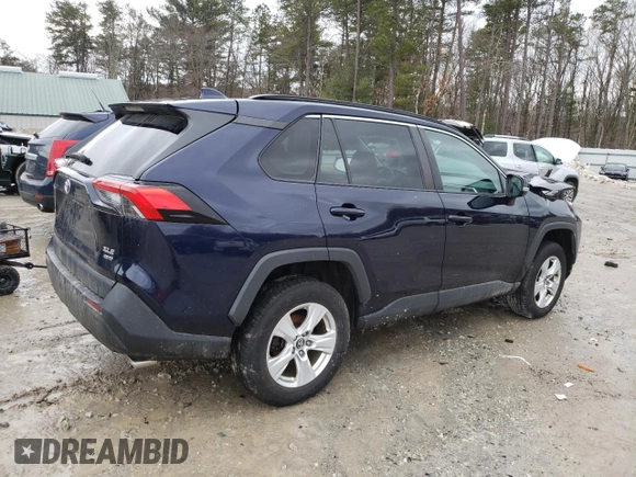 2020 Toyota RAV4 XLE with VIN 2T3P1RFV5LC086345, listed as a Copart auction lot 47277045 with 82,750 mi miles and Salvage Title. Bid and sale history available at DreamBid. Image 3.