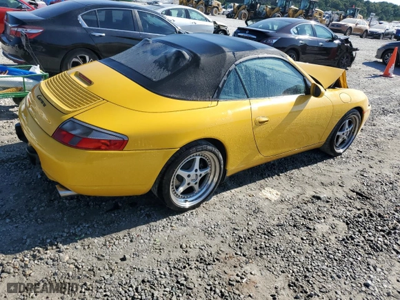 1999 Porsche 911 Carrera with VIN WP0CA2991XS654639, listed as a Copart auction lot 66702144 with NaN miles and Salvage Title. Bid and sale history available at carsss.com. Image 3.