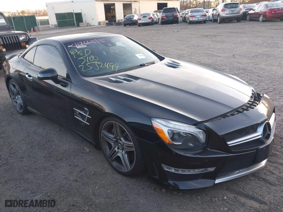 2013 Mercedes-Benz SL-Class SL 63 AMG with VIN WDDJK7EA8DF004394, listed as a IAAI auction lot 41766515 with 999,999 mi miles. Bid and sale history available at carsss.com. Image 12.