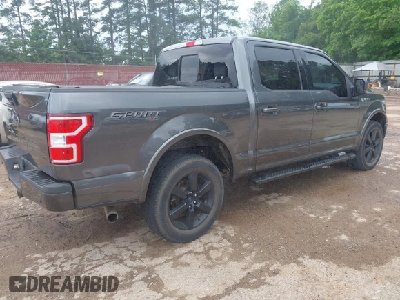 2020 Ford F-150 XL with VIN 1FTEW1EP8LFC81014, listed as a IAAI auction lot 42181885 with 45,171 mi miles and . Bid and sale history available at DreamBid. Image 4.