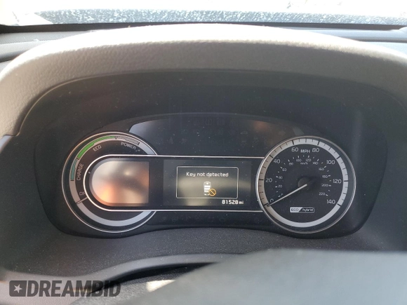 2019 Kia Niro EX with VIN KNDCC3LC0K5274896, listed as a Copart auction lot 47688545 with 81,528 mi miles and Salvage Title. Bid and sale history available at carsss.com. Image 9.