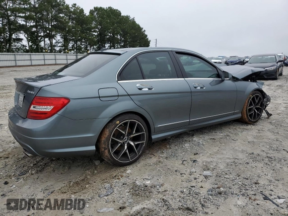 2012 Mercedes-Benz C 300 Sport with VIN WDDGF8BB9CR204182, listed as a Copart auction lot 58328205 with 131,435 mi miles and Salvage title. Bid and sale history available at DreamBid. Image 3.