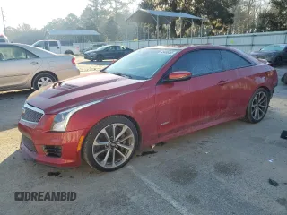 2016 Cadillac ATS-V with VIN 1G6AN1RY0G0130653, listed as a Copart auction lot 45486585 with 92,974 mi miles and Salvage Title. Bid and sale history available at carsss.com. Image 1.