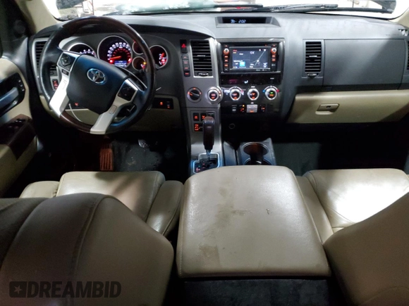 2015 Toyota Sequoia Platinum with VIN 5TDDY5G15FS117536, listed as a Copart auction lot 86520254 with 180,553 mi miles and Salvage Title. Bid and sale history available at carsss.com. Image 8.