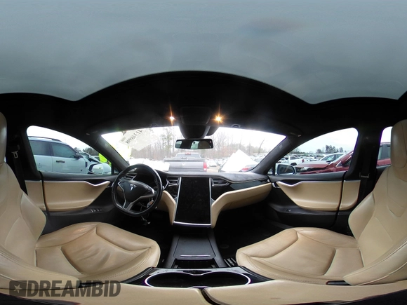2016 Tesla Model S 90D with VIN 5YJSA1E26GF155962, listed as a IAAI auction lot 41348998 with 134,269 mi miles and . Bid and sale history available at DreamBid. Image 20.