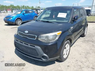 2014 Kia Soul with VIN KNDJN2A24E7709921, listed as a IAAI auction lot 42052622 with 151,378 mi miles. Bid and sale history available at carsss.com. Image 2.