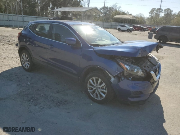 2021 Nissan Rogue Sport S with VIN JN1BJ1AW3MW420176, listed as a Copart auction lot 48930435 with 79,681 mi miles and Salvage Title. Bid and sale history available at carsss.com. Image 4.