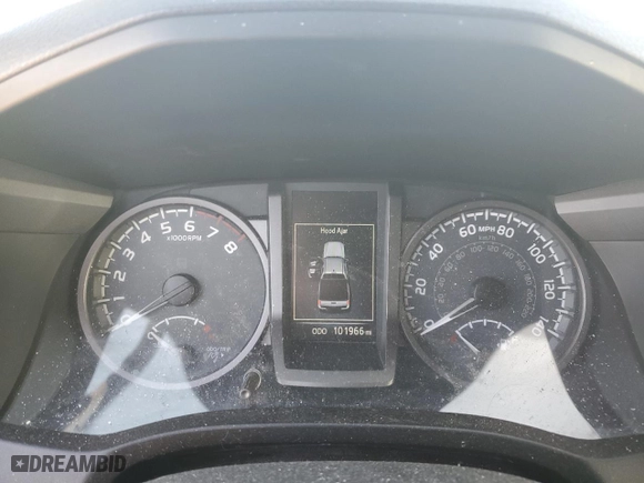 2018 Toyota Tacoma SR with VIN 3TMCZ5AN3JM148653, listed as a Copart auction lot 47083725 with 101,966 mi miles and Salvage Title. Bid and sale history available at carsss.com. Image 9.