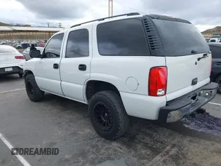 2005 Chevrolet Tahoe LS with VIN 1GNEC13V85J243672, listed as a IAAI auction lot 41801268 with 202,624 mi miles. Bid and sale history available at carsss.com. Image 3.