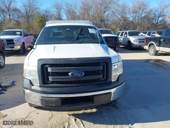 2014 Ford F-150 XL with VIN 1FTMF1CM0EKG22856, listed as a IAAI auction lot 41677979 with 158,580 mi miles. Bid and sale history available at carsss.com. Image 11.