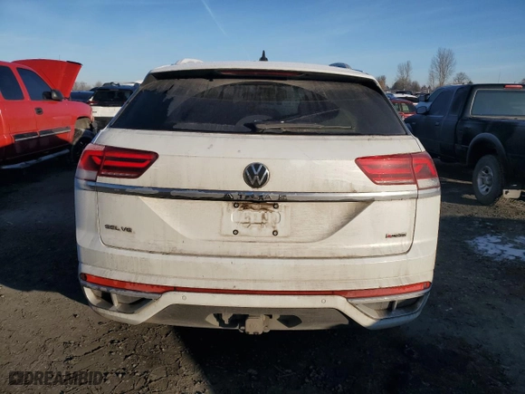 2022 Volkswagen Atlas Cross Sport 3.6L V6 SEL Premium R-Line with VIN 1V2FE2CA1NC219212, listed as a Copart auction lot 88498855 with 49,113 mi miles and Salvage Title. Bid and sale history available at carsss.com. Image 6.