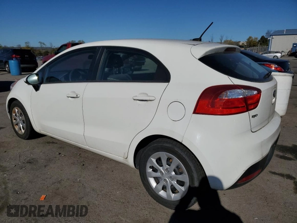 2014 Kia Rio EX with VIN KNADN5A38E6375578, listed as a Copart auction lot 76340414 with 121,219 mi miles and Clean Title. Bid and sale history available at carsss.com. Image 2.