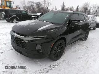 2022 Chevrolet Blazer RS with VIN 3GNKBKRS4NS171473, listed as a IAAI auction lot 41345128 with 33,093 mi miles and . Bid and sale history available at DreamBid. Image 18.