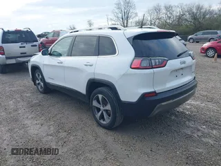 2019 Jeep Cherokee Limited with VIN 1C4PJLDB9KD469835, listed as a IAAI auction lot 41950965 with 80,576 mi miles. Bid and sale history available at carsss.com. Image 3.