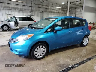 2015 Nissan Note SV with VIN 3N1CE2CP8FL356360, listed as a Copart auction lot 61156365 with 106,664 mi miles and Salvage title. Bid and sale history available at DreamBid. Image 1.