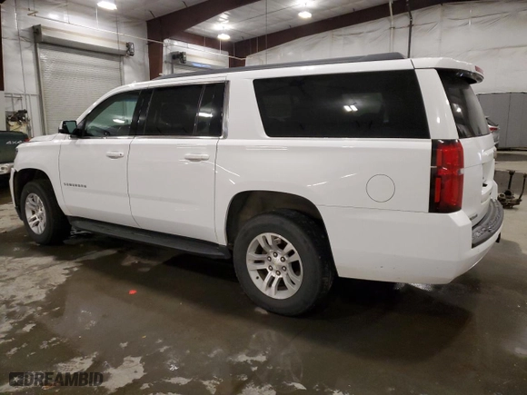 2017 Chevrolet Suburban LS with VIN 1GNSKGEC9HR202025, listed as a Copart auction lot 83037604 with NaN miles and Salvage Title. Bid and sale history available at carsss.com. Image 2.