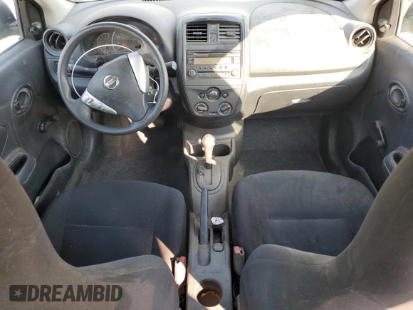 2015 Nissan Versa SV with VIN 3N1CN7AP5FL801573, listed as a Copart auction lot 43271265 with 80,350 mi miles and Salvage title. Bid and sale history available at DreamBid. Image 8.