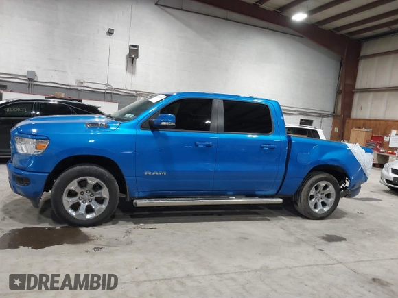 2022 Ram 1500 Big Horn with VIN 1C6RRFFG4NN343089, listed as a IAAI auction lot 41807604 with 26,443 mi miles. Bid and sale history available at carsss.com. Image 14.
