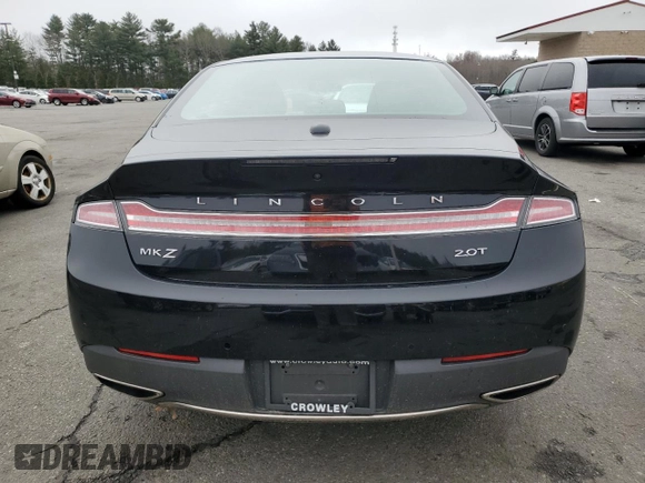 2017 Lincoln MKZ Premiere with VIN 3LN6L5A91HR603686, listed as a Copart auction lot 49605415 with 186,787 mi miles and Salvage Title. Bid and sale history available at DreamBid. Image 6.
