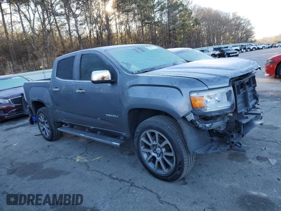 2019 GMC Canyon 4WD Denali with VIN 1GTG6EEN4K1124204, listed as a Copart auction lot 88850725 with 85,607 mi miles and Salvage Title. Bid and sale history available at carsss.com. Image 4.