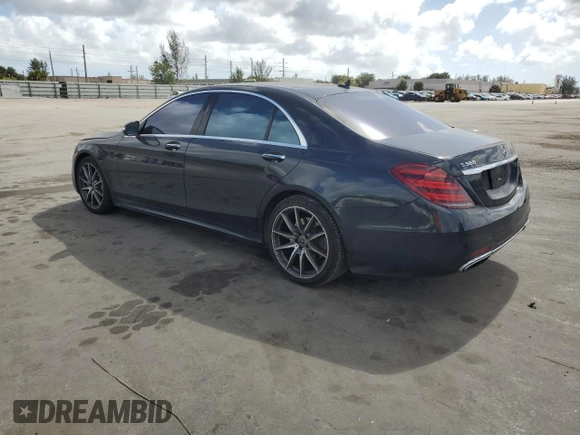 2018 Mercedes-Benz S 560 with VIN WDDUG8DB0JA399369, listed as a Copart auction lot 44936895 with 102,531 mi miles and Salvage Title. Bid and sale history available at carsss.com. Image 2.