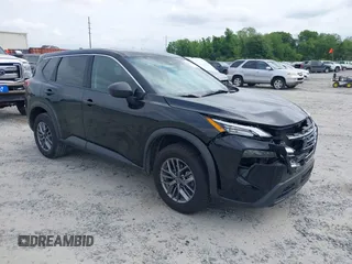 2024 Nissan Rogue S with VIN 5N1BT3AB4RC682325, listed as a IAAI auction lot 42120062 with 41,840 mi miles. Bid and sale history available at carsss.com. Image 1.