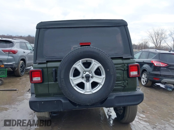 2023 Jeep Wrangler Sport with VIN 1C4HJXDG4PW541155, listed as a IAAI auction lot 41651222 with 30,283 mi miles and . Bid and sale history available at DreamBid. Image 16.