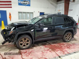 2023 Toyota RAV4 Hybrid XLE with VIN 2T3UWRFV6PW173891, listed as a Copart auction lot 86754714 with 37,120 mi miles and Salvage Title. Bid and sale history available at carsss.com. Image 1.