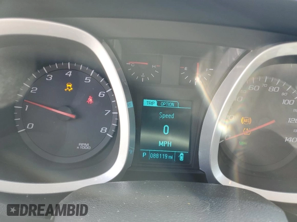 2016 Chevrolet Equinox LS with VIN 2GNALBEK7G1149738, listed as a Copart auction lot 53284325 with 88,119 mi miles and Salvage Title. Bid and sale history available at carsss.com. Image 9.