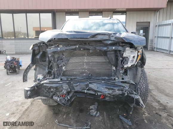 2020 GMC Sierra 1500 AT4 with VIN 1GTP9EEL7LZ270850, listed as a Copart auction lot 44613205 with 57,245 mi miles and Salvage Title. Bid and sale history available at carsss.com. Image 5.